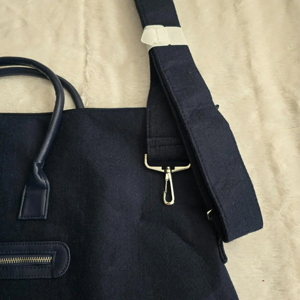 New Felt Weekender Tote with Waterproof Lining